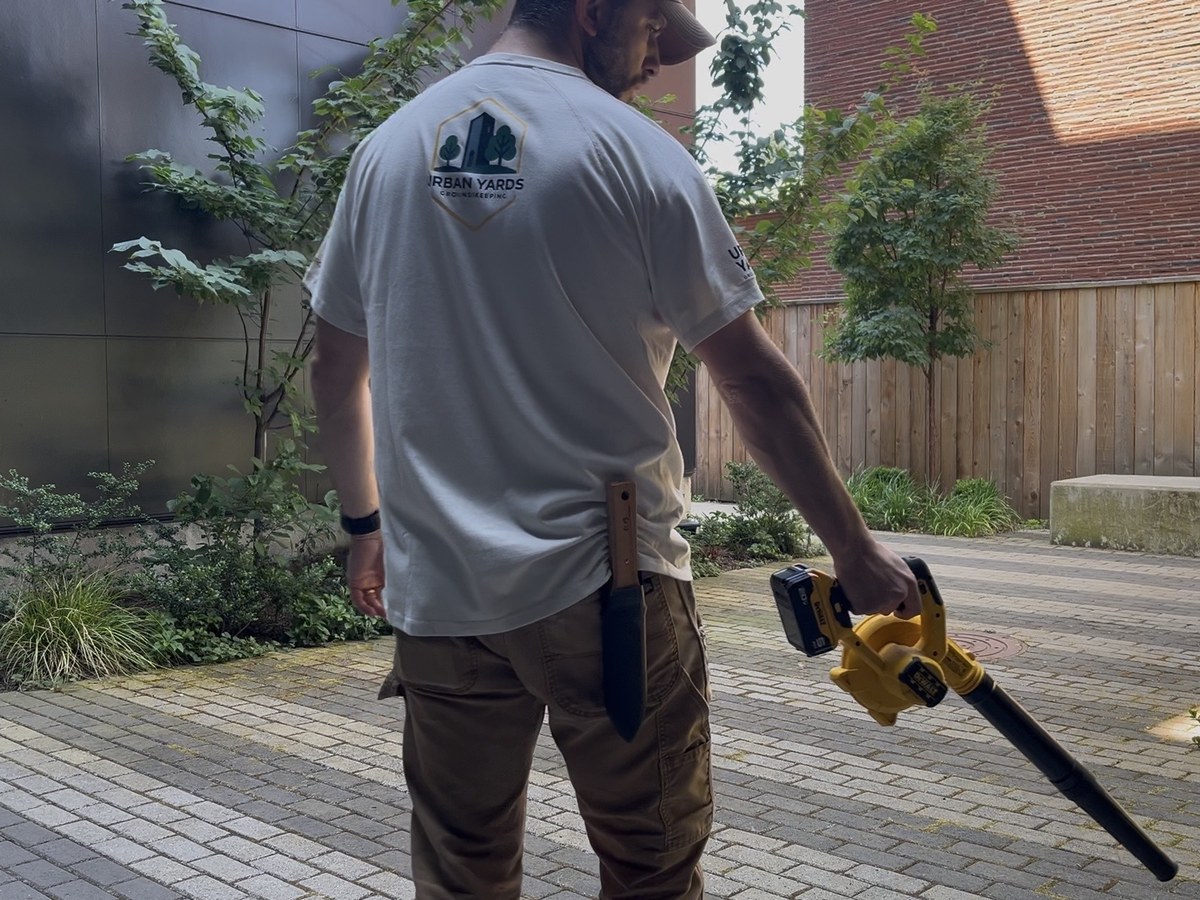 Urban Yards exterior cleanup and common area care.
